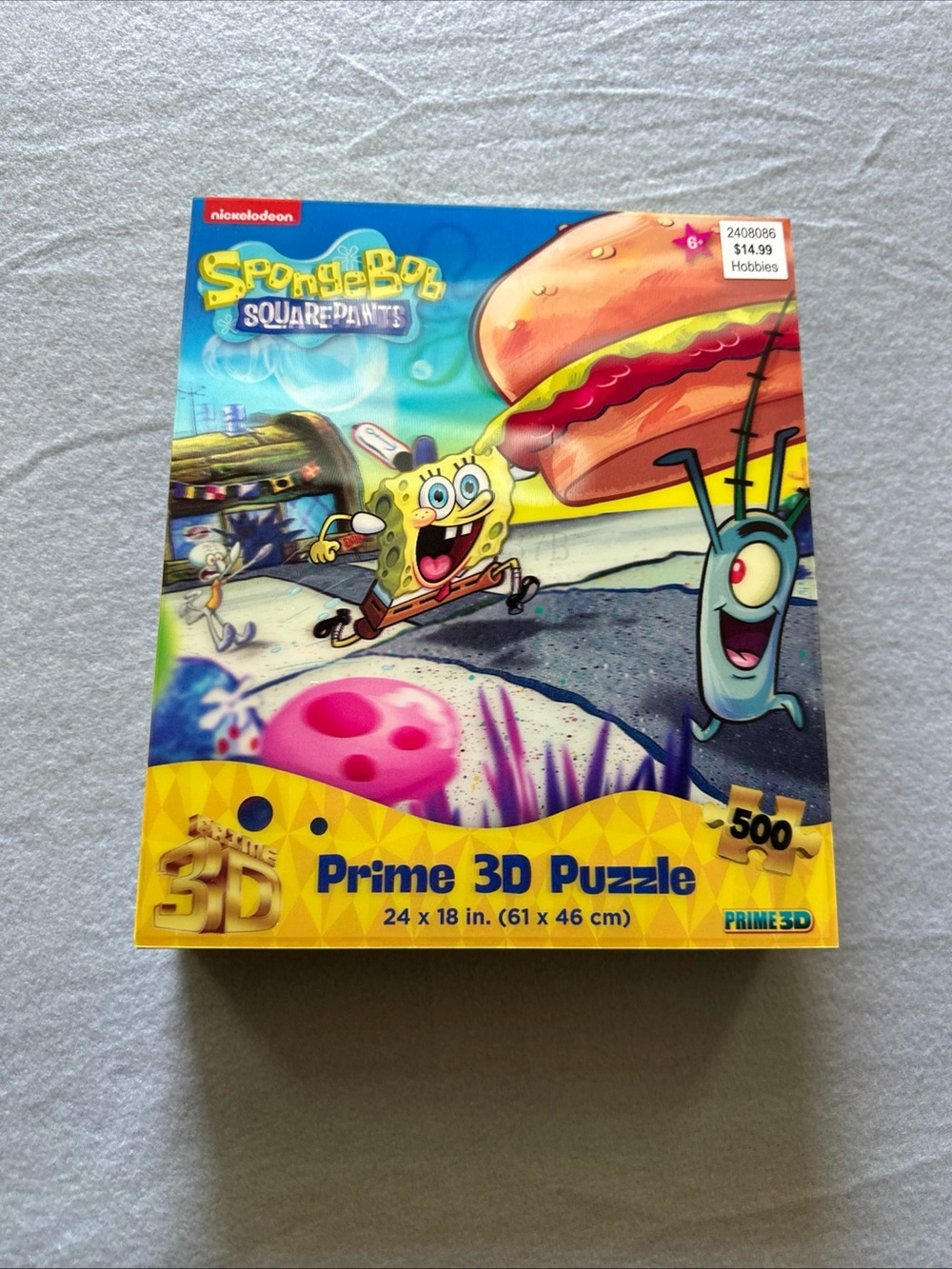 Nickelodeon SpongeBob SquarePants Puzzle - Yellow, Blue, Pink